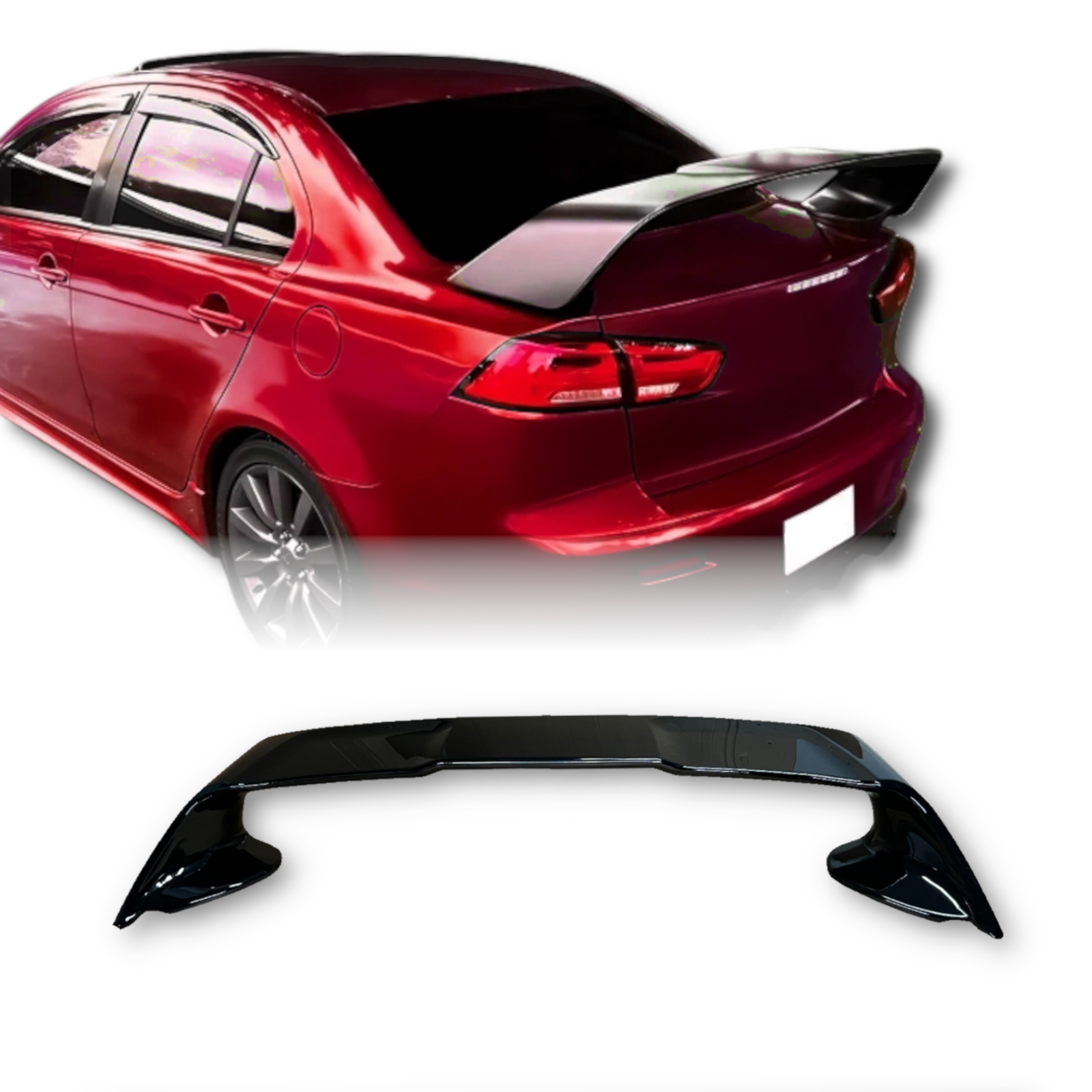 Spoiler duży MITSUBISHI LANCER X EVO STYLE