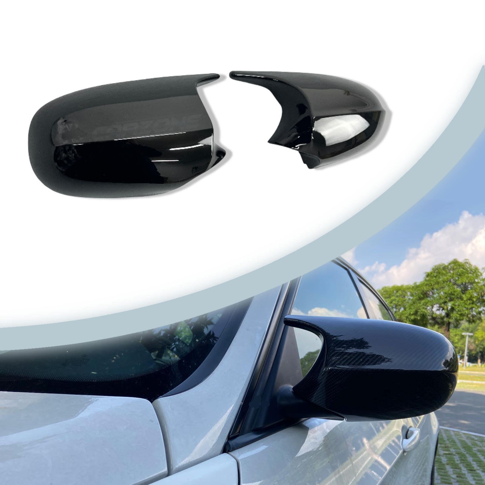 Nakładki na lusterka BMW E90 E91 Polift LCI