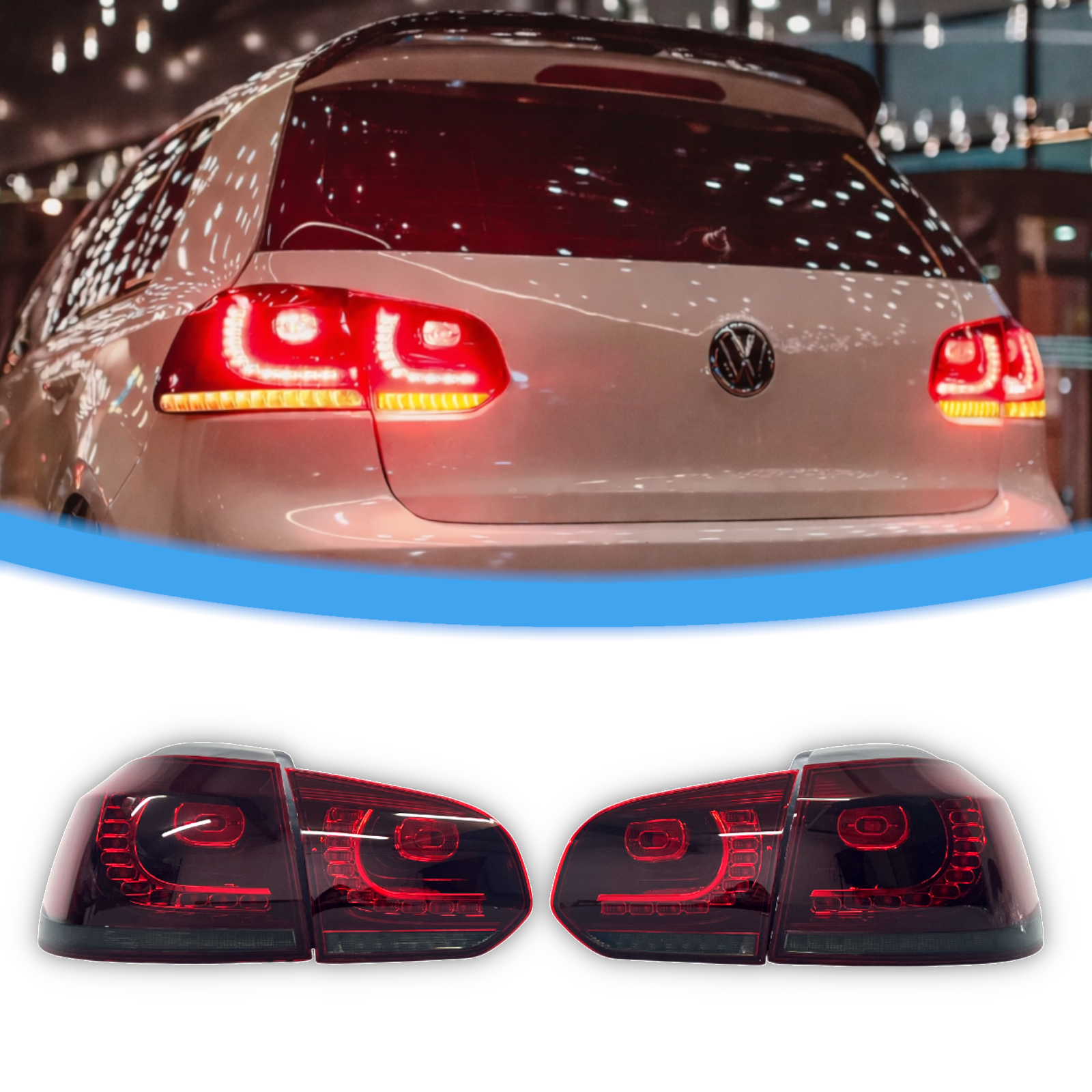 Lampy tylne LED golf MK6