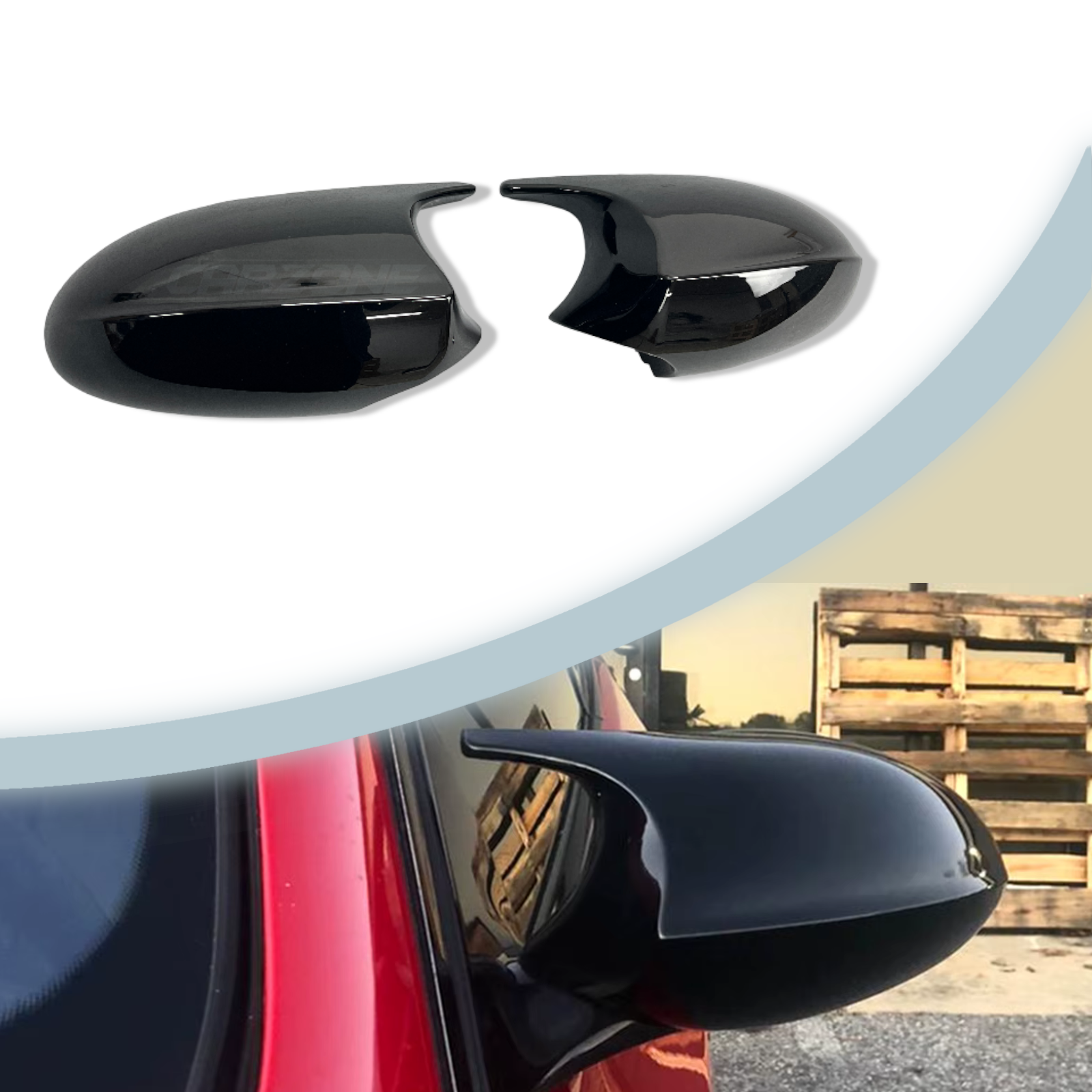 Nakładki na lusterka BMW E90 E91 Przedlift PRE - zdjęcie 1