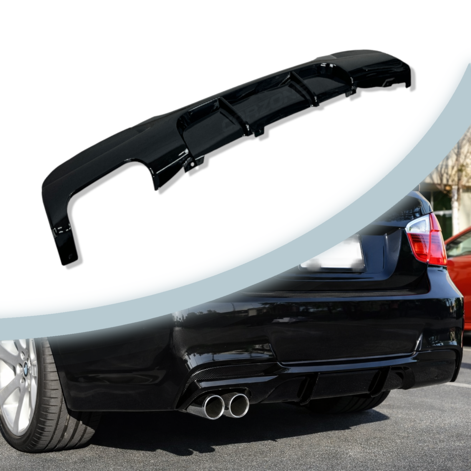 Dyfuzor tylni BMW E90 E91 M-PAKIET 00-